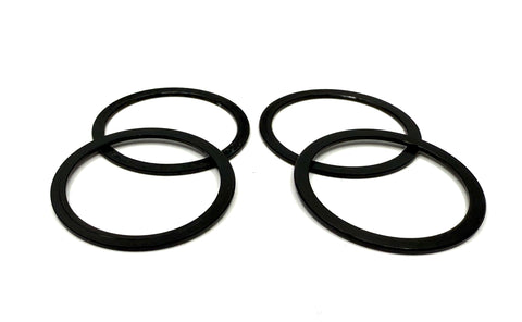 Stelv 1mm Alloy Spacers for 24mm Crank Spindles (4 Pack)