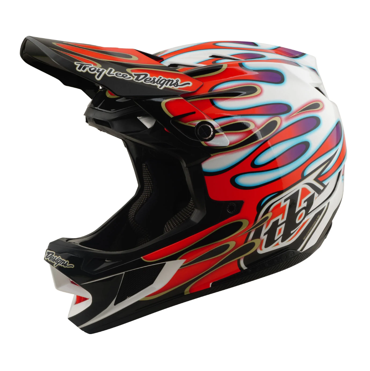 Troy Lee Designs D4 Composite Helmet Overspray