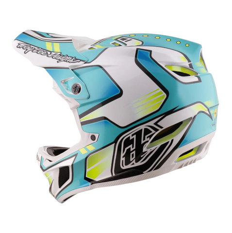 Troy Lee Designs D4 Composite Helmet Crest Teal