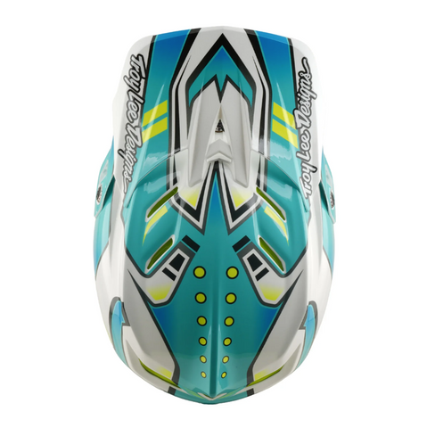 Troy Lee Designs D4 Composite Helmet Crest Teal