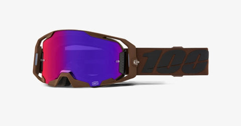 100% ARrmatic™ Moto/MTB Salcedo Goggle/Purple Mirror Lens