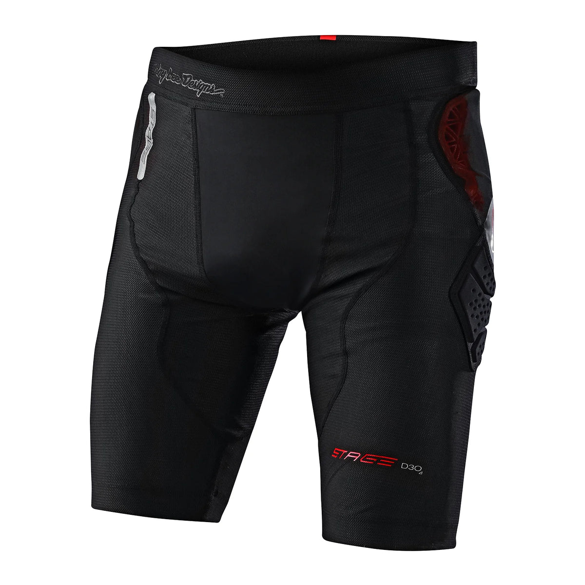 TROY LEE DESIGNS Stage Ghost D3O Short Baselayer Solid Black