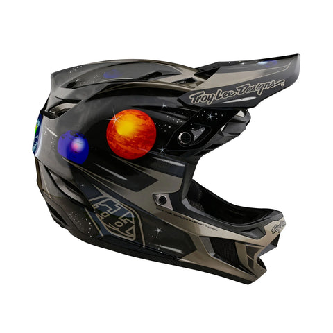 TROY LEE DESIGNS D4 Carbon BMX Full-Face Helmet Spacian Black