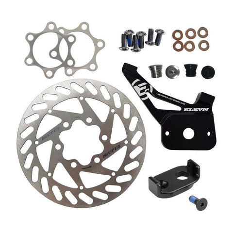 ELEVN POST MOUNT DISC BRAKE KIT WITH V BRAKE PIVOT COVER BOLTS