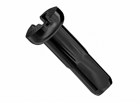 Sapim Polyax Brass Nipples 14G × 14mm – Black